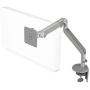 Humanscale M2 Monitor Arm: Clamp Mount - Silver/Gray Trim