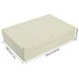 LeMotech Waterproof Dustproof IP65 ABS Plastic Junction Box Universal Electric Project Enclosure Pale Gray 10.4 x 7.2 x 2.4 inch (263 x 182 x 60 mm)