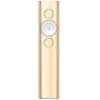 Logitech Spotlight Presentation Remote - Advanced Digital Highlighting with Bluetooth, Universal Presenter Clicker, 30M Range and Quick Charging – Gold