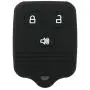 SEGADEN Silicone Cover Protector Case Holder Skin Jacket Compatible with FORD LINCOLN MAZDA MERCURY 3 Button Remote Key Fobs FCC CWTWB1U345 CWTWB1U331 GQ43VT11T CV2715 Black