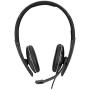 Sennheiser SC 165 USB (508317) - Double-Sided (Binaural) Headset for Business Professionals | with HD Stereo Sound, Noise-Cancelling Microphone, & USB Connector (Black)