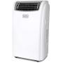 Black + Decker 7,500 BTU Portable Air Conditioner with Heat, 14,000 w, White