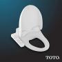 TOTO SW2034#01 C100 Electronic Bidet Toilet Cleansing Water, Heated Seat, Deodorizer, Warm Air Dryer, and PREMIST, Elongated, Cotton White