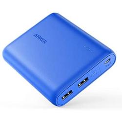 Anker PowerCore 13000, Compact 13000mAh 2-Port Ultra-Portable Phone Charger Power Bank with PowerIQ and VoltageBoost Technology for iPhone, iPad, Samsung Galaxy (Blue)