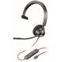 Plantronics Blackwire 3310 USB-C Headset, Black (213929-01)