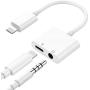 3.5 mm Jack Headphone Adapter Compatible for iPhone 11/11pro/11pro mas Xs/Xs Max/XR/ 8/8 P / 7 Aux Adapter 2 in 1 Accessories Splitter Adaptor Charger Cables & Audio Adapter