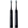 Sonic Toothbrush Double Set with Dual Charging Base and 8 Brush-Heads 5 Modes Smart Auto Timer