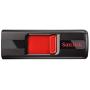 SanDisk 128GB Cruzer USB 2.0 Flash Drive - SDCZ36-128G-B35, Black/Red