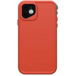LifeProof FRĒ SERIES Waterproof Case for iPhone 11 - FIRE SKY (BLUEBIRD/TANGERINE)