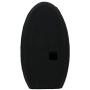 SEGADEN Silicone Cover Protector Case Holder Skin Jacket Compatible with INFINITI Q60 QX80 JX35 5 Button Smart Remote Key Fob CV4506 Black