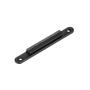 DuraSteel Crowd Control Wall Barrier - Wall Mount 96” Red Retractable Belt w/Black Finish Body - Safe Braking System and Locking Button - Used in Retail Stores, Airports, Banks, Restaurants, Hotels