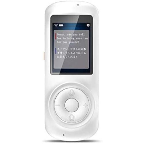 Birgus Voice Translator Device Smart Language Interpreters Device with 2.4inch Capacitive Touch Screen Support Multi- Languages Freely Translation Machine Business Shopping Interpreter