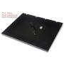 HK SYSTEMS 16'' Heavy Duty Black Manual Push Open Cash Drawer with 5Bill/5Coin Stainless Steel