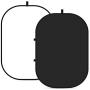 Neewer Chromakey Black Chromakey White Collapsible Backdrop Collapsible Reversible Background 5x7 Chroma-Key Black/White