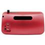 Grace Digital Mondo Elite Smart Internet Radio, Bluetooth, Wi-Fi, 7-Day Alarm – Microphone-Free (Red)