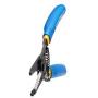 Klein Tools - 11055KLE 11055 Wire Cutter and Wire Stripper, Stranded Wire Cutter, Solid Wire Cutter, Cuts Copper Wire Blue/Yellow