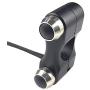 Motorcycle Switch Handlebar Push Button Switch Gear Black 7/8 22mm Universal Cycling retail (Color : Silver, Size : Latching)