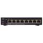 Cisco SG250-08HP Smart Switch with 8 Gigabit Ethernet (GbE) Ports plus 45W PoE, Limited Lifetime Protection (SG250-08HP-K9-NA)