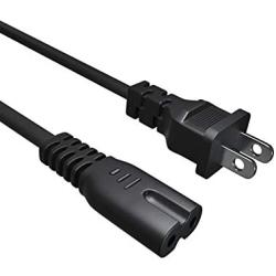 AC Power Cord for HP Envy 5055 4520 4500 4501 5660 5530 5535 5540 5640 7640 7645 100 110 120 Envy Photo 6255 7155 7855 Officejet Pro 6830 8600 9015, Replacement Printer Cable 2 Prong 3FT [UL Listed]