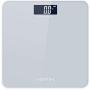 Body Weight Scale for People, HIPPIH Battery-Powered Digital Bathroom Scale with Round Corner, 11x11 in Precise Grey Body Scale with Step-On Technology, Large Blacklit Display, 400 Pounds Max