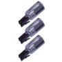 Telephone Cord Detangler 3 Pack - 360 Degree Rotating - Clear/Black - Phone Cord Detangler (for Deep Recessed Jacks Order Item Number B072FT9P3L) Master Cables Product