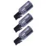 Telephone Cord Detangler 3 Pack - 360 Degree Rotating - Clear/Black - Phone Cord Detangler (for Deep Recessed Jacks Order Item Number B072FT9P3L) Master Cables Product