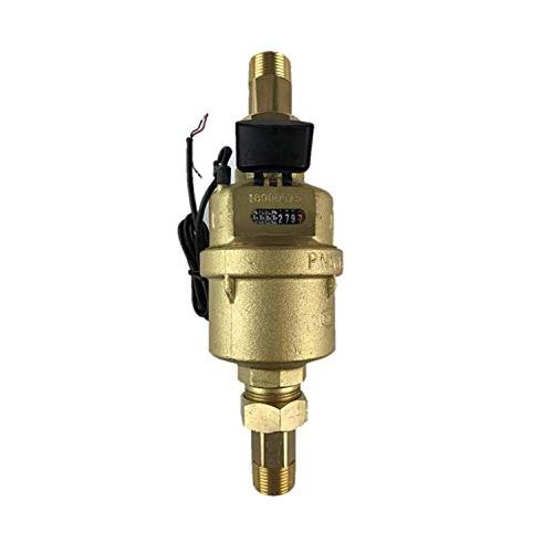 DAE VM-100P 1” Positive Displacement Water Meter with Pulse Output, Measuring in Gallon + Couplings