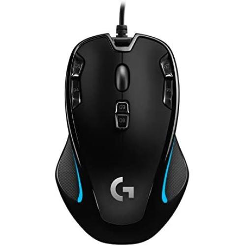 Logitech G300s Optical Ambidextrous Gaming Mouse – 9 Programmable Buttons, Onboard Memory