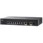 Cisco SG350-10P Managed Switch with 10 Gigabit Ethernet (GbE) Ports with 8 Gigabit Ethernet RJ45 Ports and 2 Gigabit Ethernet Combo SFP plus 62W PoE, Limited Lifetime Protection (SG350-10P-K9-NA) Cisco SG350-10P Managed Switch with 10 Gigabit Ethernet (GbE) Ports with 8 Gigabit Ethernet RJ45 Ports and 2 Gigabit Ethernet Combo SFP plus 62W PoE, Limited Lifetime Protection (SG350-10P-K9-NA)