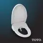 TOTO SW3056#01 S550E Electronic Bidet Toilet Seat with Cleansing Warm, Nightlight, Auto Open and Close Lid, Instantaneous Water Heating, and EWATER+, Elongated Contemporary, Cotton White