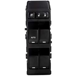 BOXI Front Left Driver Side Power Window Master Control Switch with 1 Single AUTO Button for Chrysl-er 200 300 Sebring Dodg-e Ram Charger Magnum Caliber Avenger Dokota JEE-p Compass Patriot 4602780AA