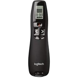 Logitech Professional Presenter R800, Wireless Presentation Clicker Remote with Green Laser Pointer and LCD Display, Black