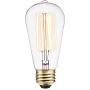 Globe Electric 01321, E26 Standard Base, 220 Lumens 60W Vintage Edison S60 Squirrel Cage Incandescent Filament Light Bulb, 1 Pack