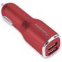 Tranesca 4.8A/24W 2 USB Port Car Charger Compatible with iPhone X 8 7 6S 6 Plus, 5 SE 5S 5 5C, Samsung Galaxy S9 S8 S7 S6 Edge, Note 8 4, LG G6 G5 V10 V20, HTC,Nexus, iPad Pro and More-Red Tranesca 4.8A/24W 2 USB Port Car Charger Compatible with iPhone X 8 7 6S 6 Plus, 5 SE 5S 5 5C, Samsung Galaxy S9 S8 S7 S6 Edge, Note 8 4, LG G6 G5 V10 V20, HTC,Nexus, iPad Pro and More-Red