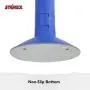 Storex Wiggle Stool, Adjustable Height 12”, 14”, 16”, or 18” for Active Seating in The Classroom, Blue (00301U01C)