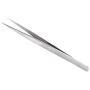 High Precision Tweezers,4.7'' Fine-Tip Tweezers,Non-Serrated Anti-Static Stainless Steel Tweezers for Craft,Jewelry,Electronics,Cell Phone Repair,Laboratory Work(3 Pcs,Silver)