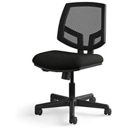 HON HON5711SB11T Volt Mesh Back Task Chair | Center-Tilt | Black SofThread Leather