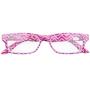 Eyekepper 6-Pack Spring Hinges Patterned Rectangular Reading Glasses Include Computer Readers Women +2.5