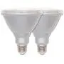 Westinghouse Lighting 5311400 15 (90-Watt Equivalent) PAR38 Flood Dimmable Bright White Indoor/Outdoor Energy Star, Medium Base, 2 Pack LED Light Bulb, Clear, 2 Piece