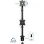 VIVO Dual Computer Monitor Desk Mount Stand Vertical Array for 2 Screens up to 27 inches STAND-V002R VIVO Dual Computer Monitor Desk Mount Stand Vertical Array for 2 Screens up to 27 inches STAND-V002R