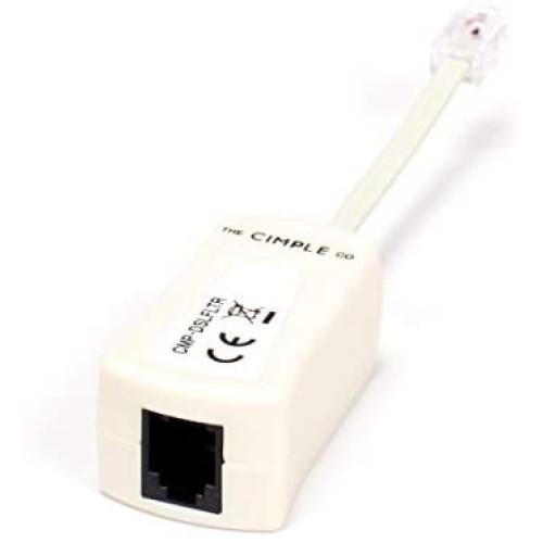 2 Wire, 1 Line DSL Filter - for Removing Noise and Other Problems from DSL Related Phone Lines