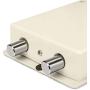 Flexzion Digital Safe Box 9'' Electronic Keypad Lock Security Gun Cash Jewelry Passport Valuable Wall Cabinet for Home Office Hotel with 2 Keys Fit Anywhere (White)