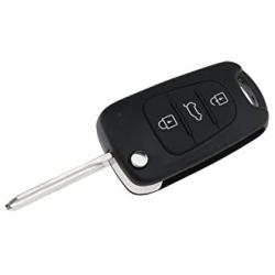 2Pcs/Set 3 Buttons Remote Key Fob Shell Cases With 2 Switch Compatible With Hyundai I30 I20 Elantra