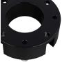 Supreme Suspensions - Front Leveling Kit for 2007-2021 Toyota Tundra and 2007-2021 Toyota Sequoia 2.5'' Front Lift Strut Spacers 2WD 4WD (Black)