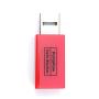 PortaPow 3rd Gen USB Data Blocker (Red 2 Pack) - Practice Safe Charging