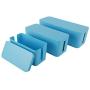 Patioer Cable Management Organizer Box Power Strips Hider Power Cords Hider for Desk, TV, Computer, USB Hub,Cords (Set of Three) Blue