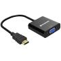 HDMI to VGA 1080P HDMI Male to VGA Female Video Converter Adapter Cable for PC Laptop HDTV Projectors and Other HDMI Input Devices