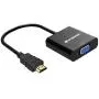 HDMI to VGA 1080P HDMI Male to VGA Female Video Converter Adapter Cable for PC Laptop HDTV Projectors and Other HDMI Input Devices