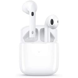 TaoTronics Wireless Earbuds Bluetooth 5.2, 4 Noise Cancelling Microphones for Clear Call, 13MM Large Drivers Wireless Headphones, in Ear Detection, IPX8 Waterproof, Fast Charge, Smart Touch Control