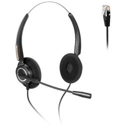 Corded RJ9 Phone Headset Binaural with Noise Canceling Microphone ONLY for Cisco IP Phones: Such as 6941 7942 7971 8841,8845, 8851, 8861,8945, 8961, 9951, 9971 etc